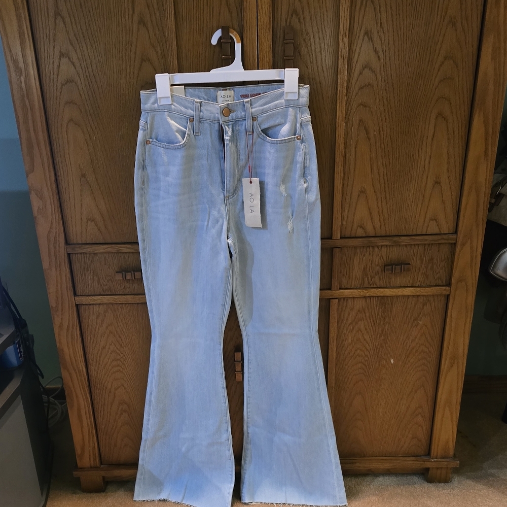 Light Blue Flared Jeans